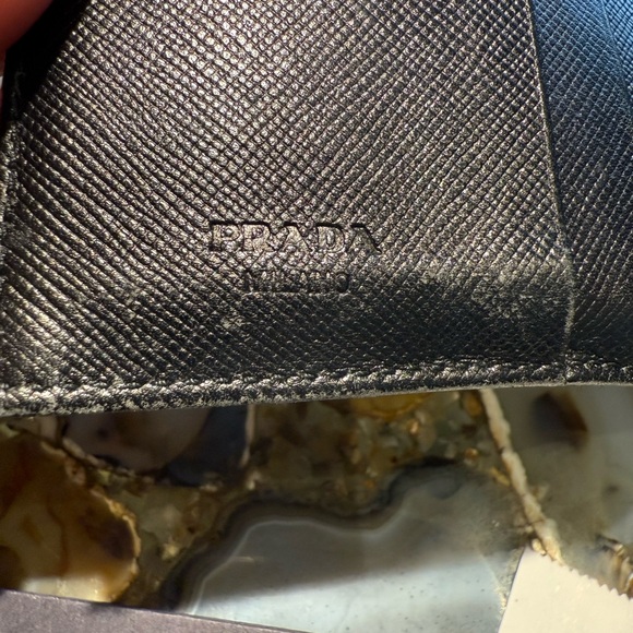 Prada Black Nylon-Leather Wallet. - Picture 5 of 9